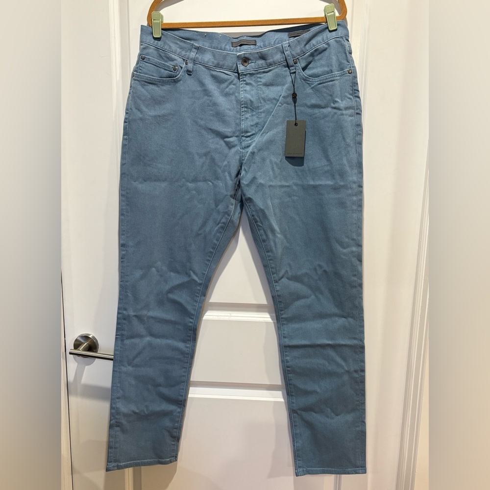 $468 NWT John Varvatos Jeans 38 J704 Tapered Fit Old Blue Men's Italian Slim 70s